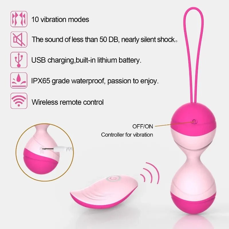 Colour and material options for kegel trainer