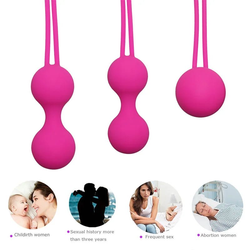 Colour and material options for kegel trainer