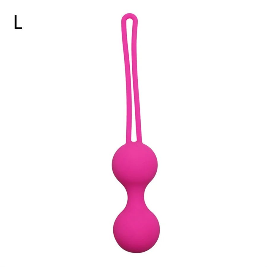 Multiple kegel ball sizes displayed together