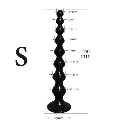 Packaging for long beaded suction-cup toy