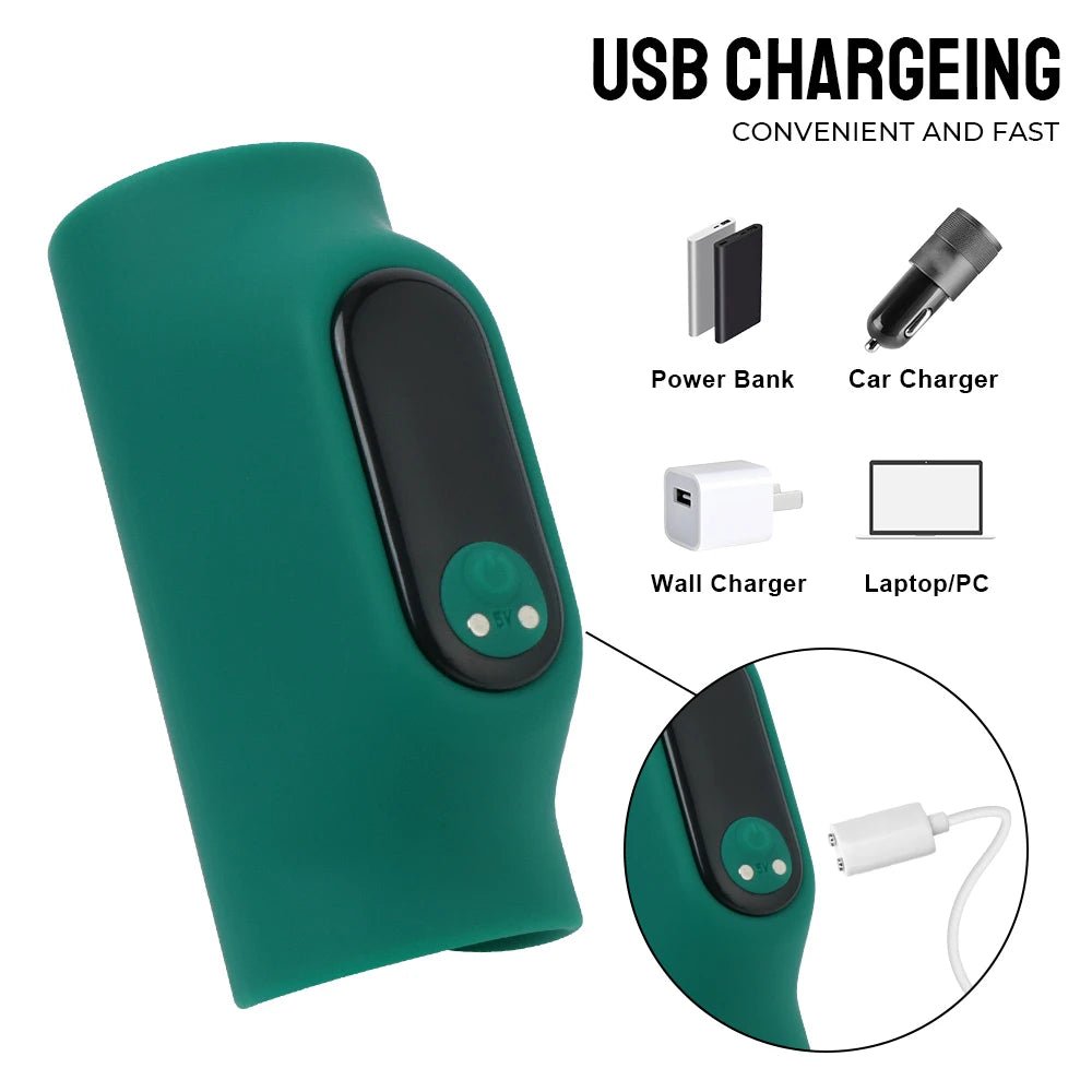 USB charging cable included with vibrator