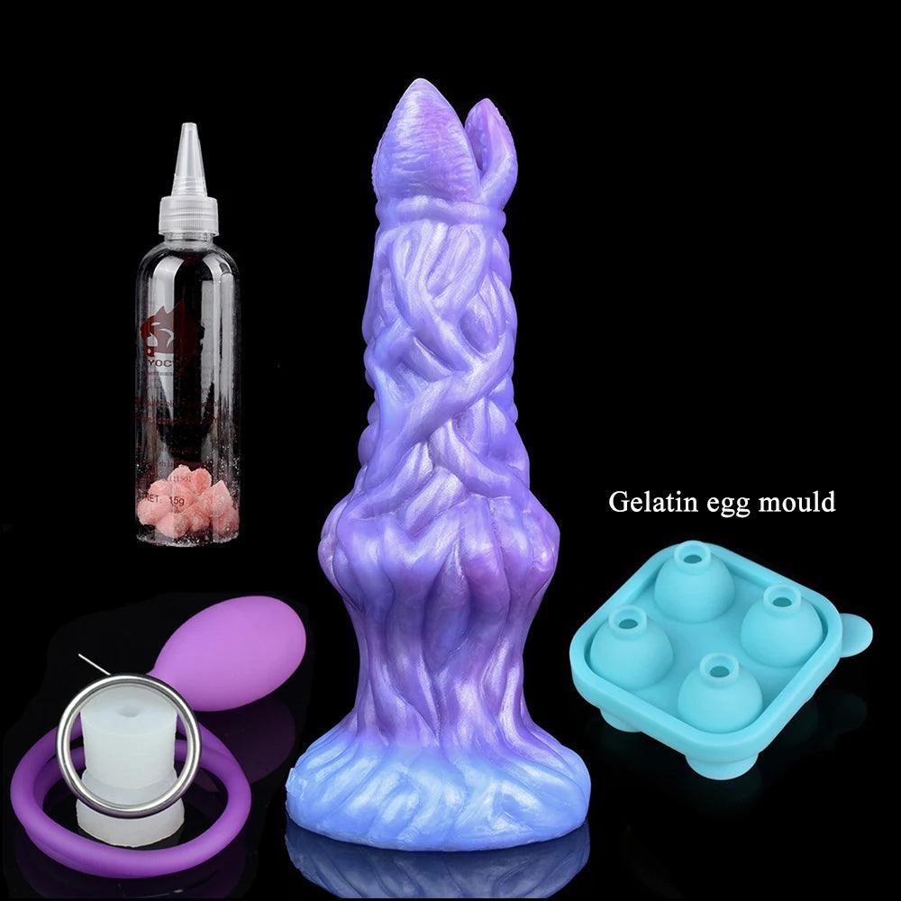 Gift packaging and box for colmiss silicone pneumatic ovipositor for unique pleasure experience