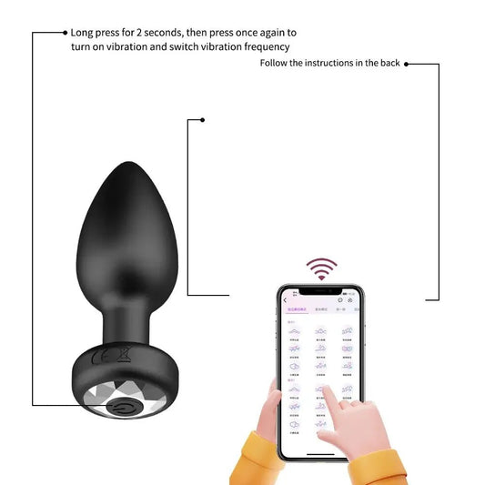 Adult plug   front product view on neutral background