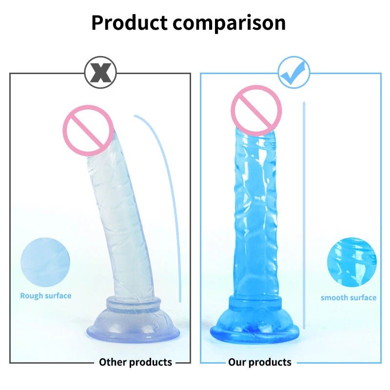 Size comparison of adult toy against ruler