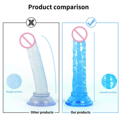 Size comparison of adult toy against ruler