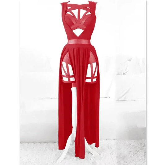 Lingerie piece shown on dress form   front view