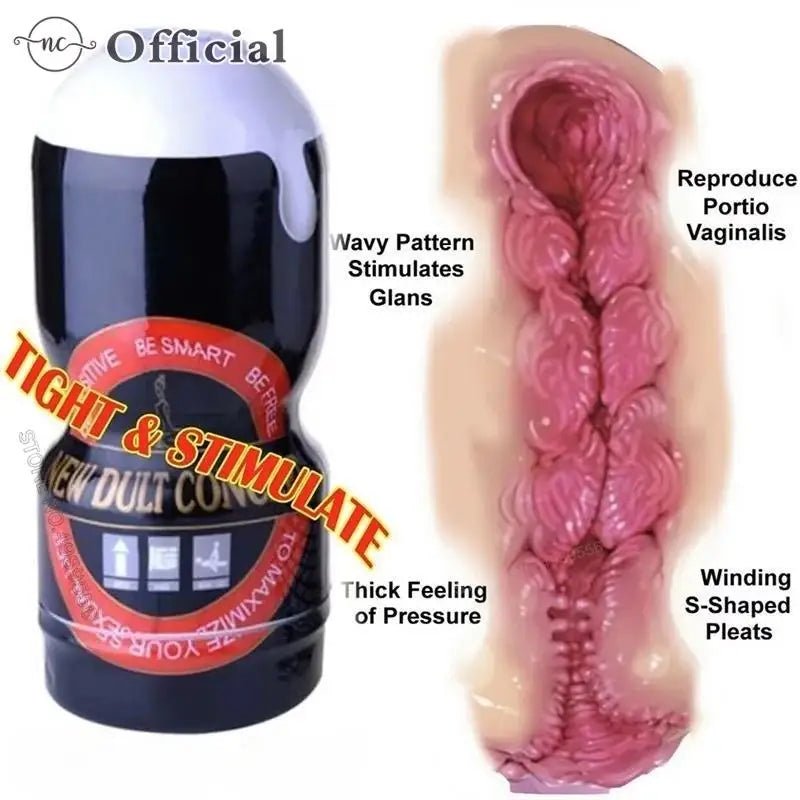 Accessories included with male pleasure device