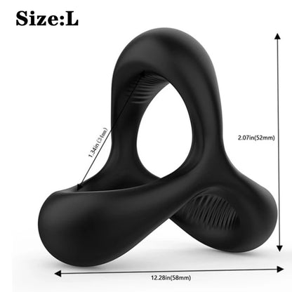 Close-up of silicone or metal ring material