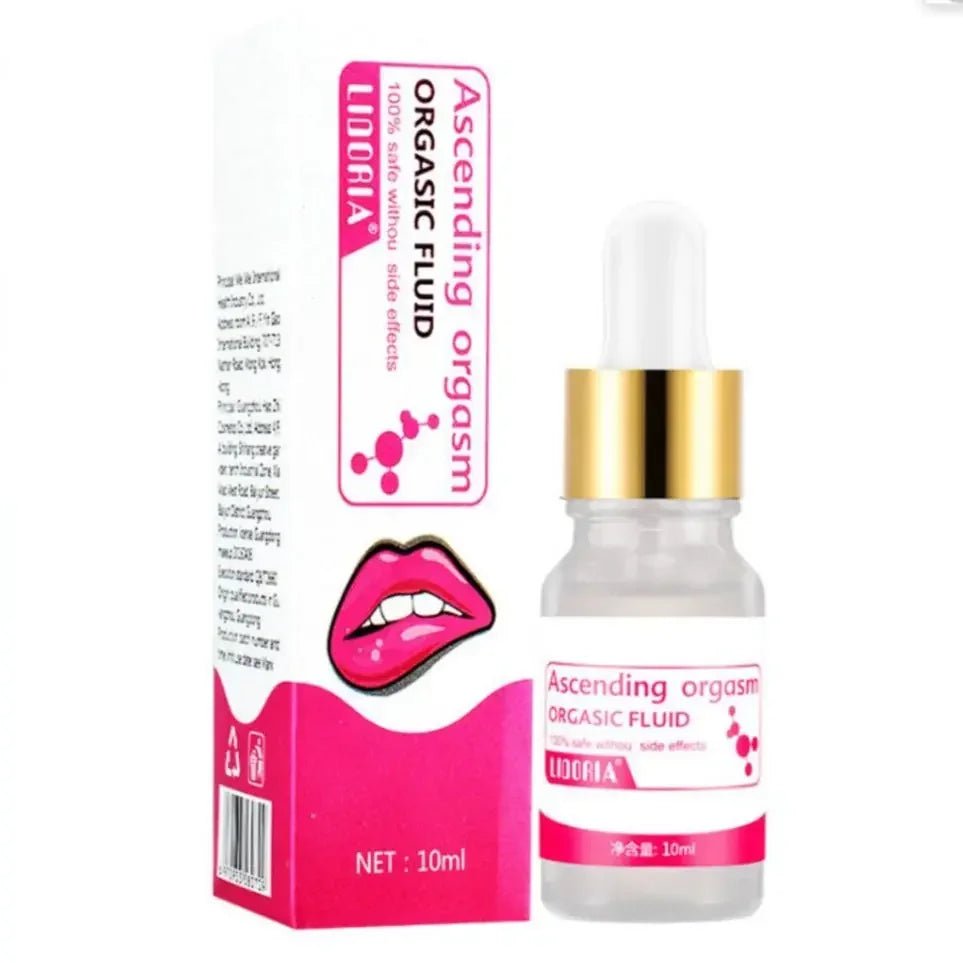Detail shot of base or attachment on new upgrade women fashion tightening orgasmic gel exciter oil