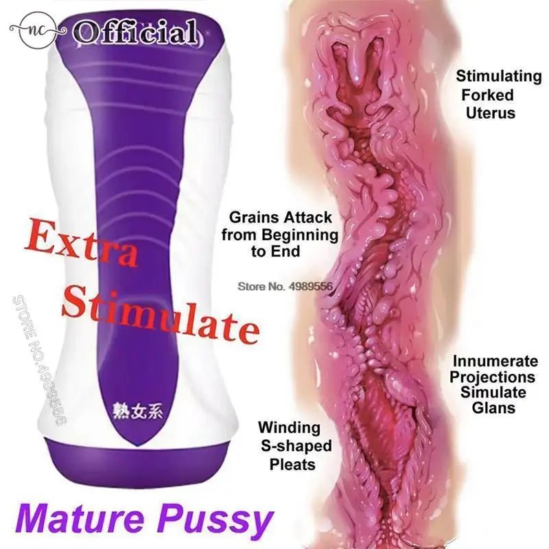 Interior texture detail of male pleasure device