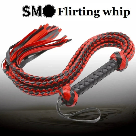 78Cm Leather Sex Spanking Whip For Bdsm Bondage Fun