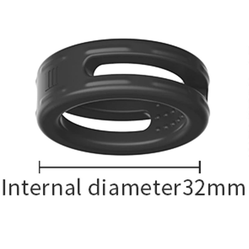 Charging port detail on vibrating ring