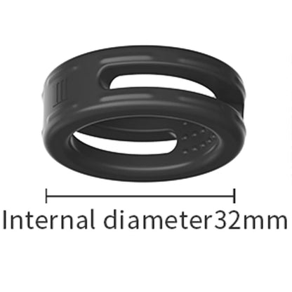 Charging port detail on vibrating ring