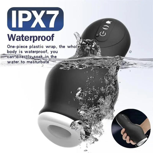 Front view of life-like 3in1 for men - ultimate pleasure companion experience on white background