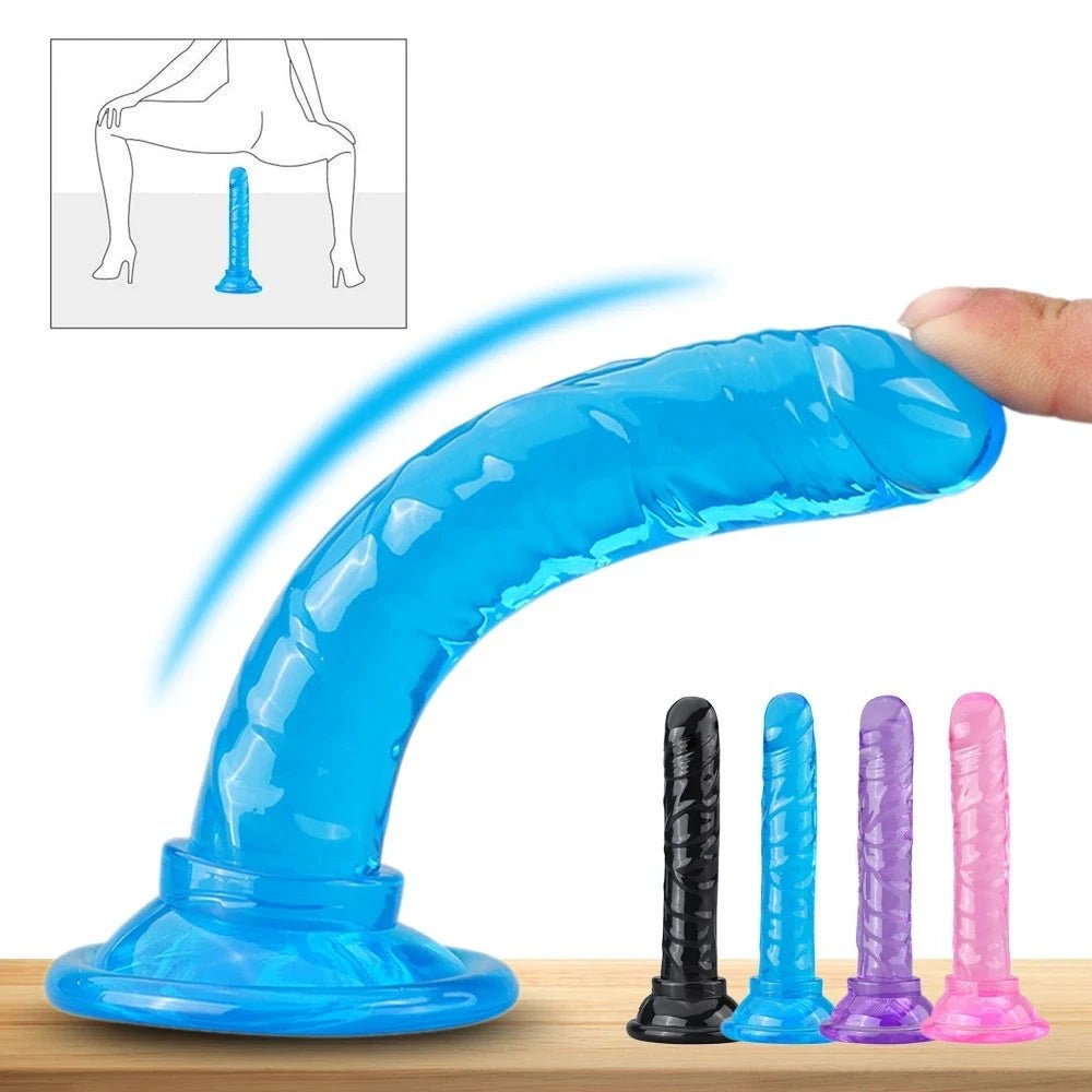 Realistic adult toy   product view on white background
