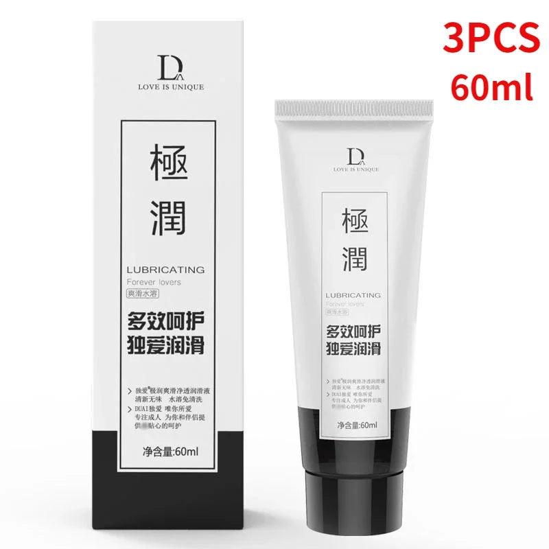 Bottle or tube of intimate lubricant   front label view