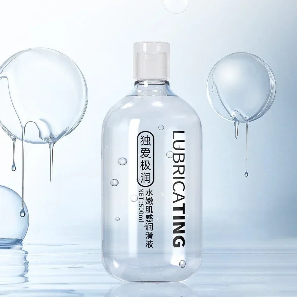 Bottle or tube of intimate lubricant   front label view