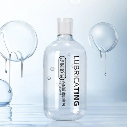 Bottle or tube of intimate lubricant   front label view