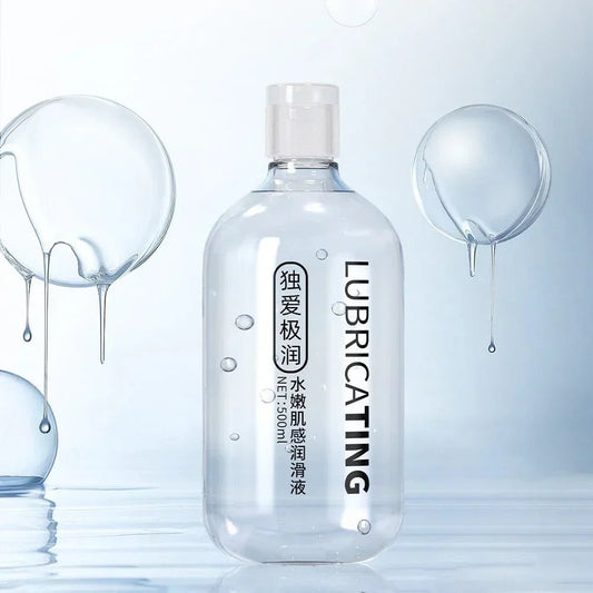 Bottle or tube of intimate lubricant   front label view