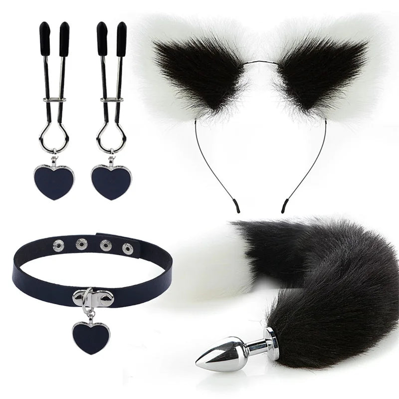 Packaging for fox tail cosplay set