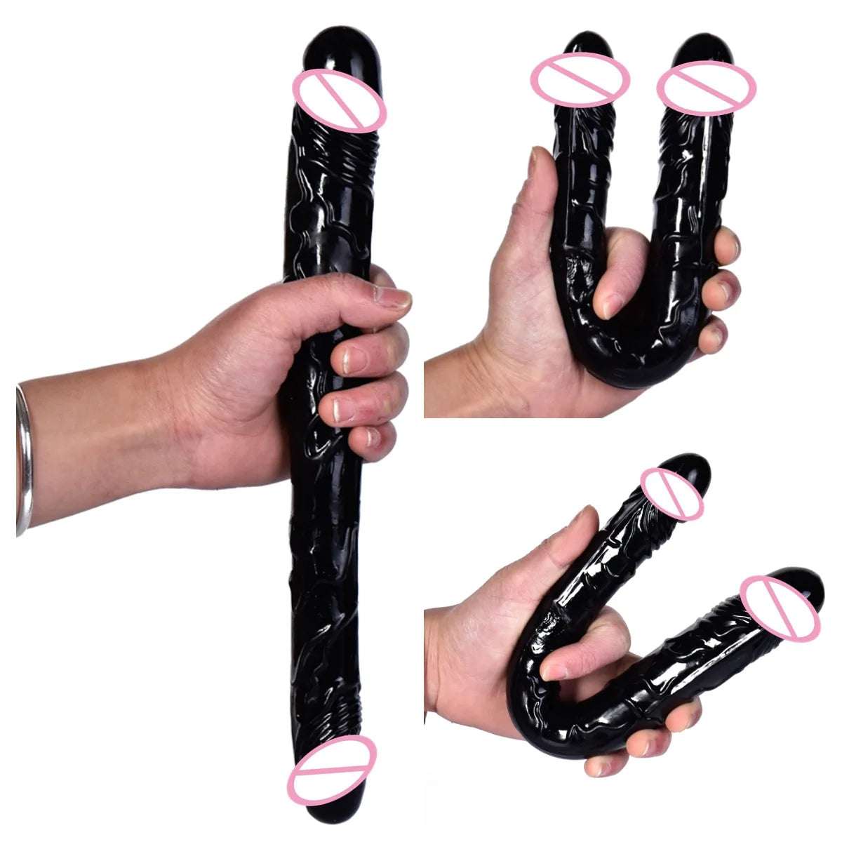 New 44 Cm Long Double Toy For Couples Wellness Exp   front product view on white background