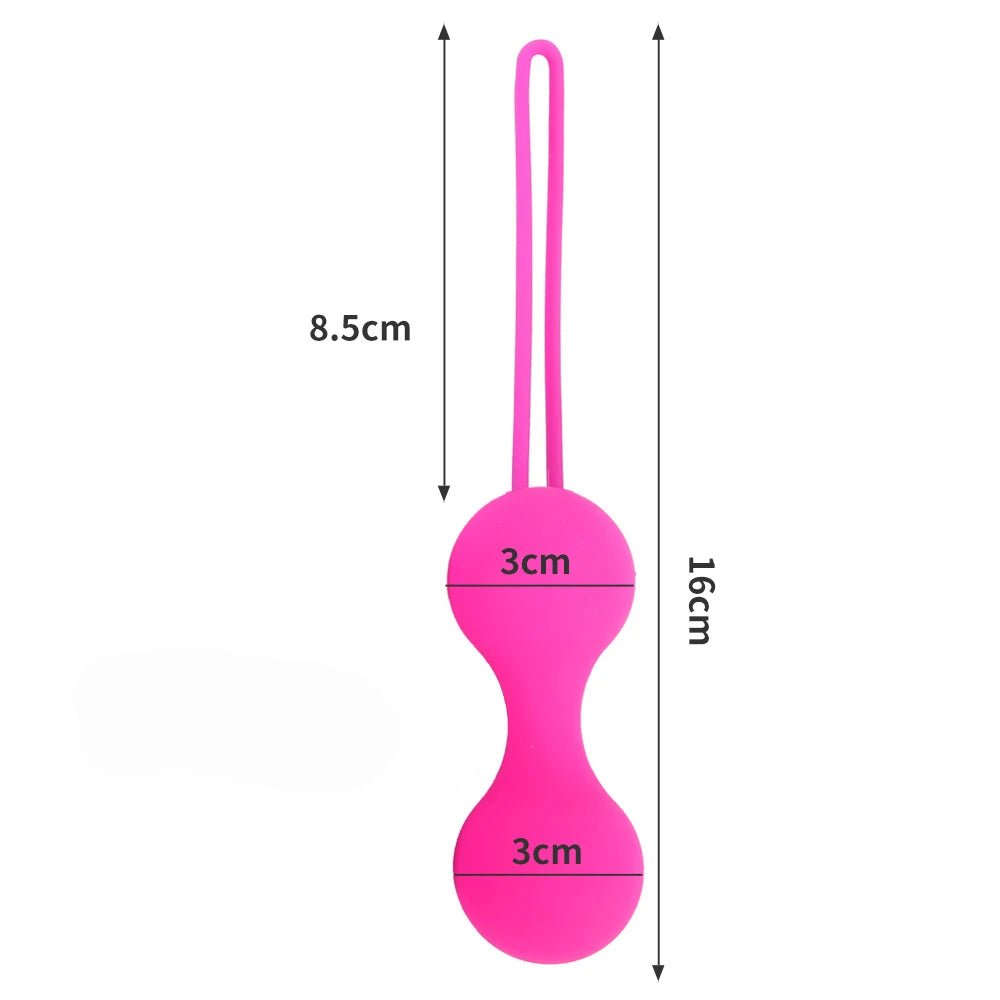 Multiple kegel ball sizes displayed together