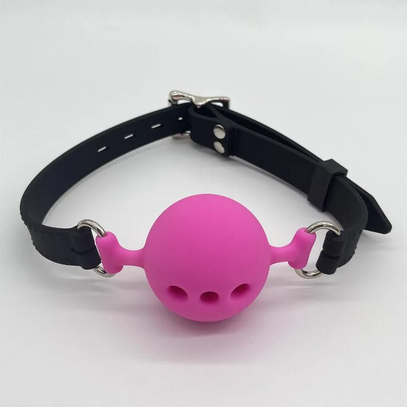 Soft Silicone Mouth Gag Ball Bdsm Oral Fixation Restraints