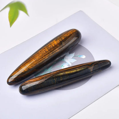 Crystal wellness wand   product view on natural background