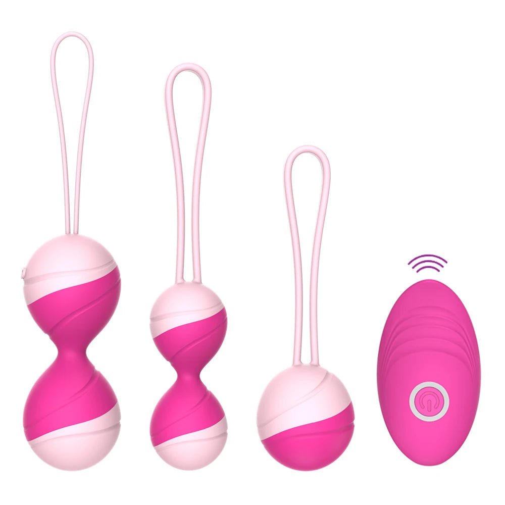 Close-up of silicone material on kegel device