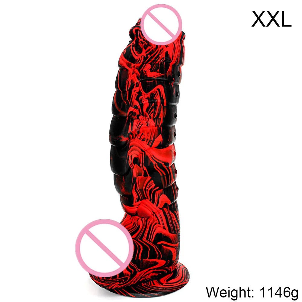 Colour and variant options available for xxl huge realistic dragon scales with suction cup enjoyment