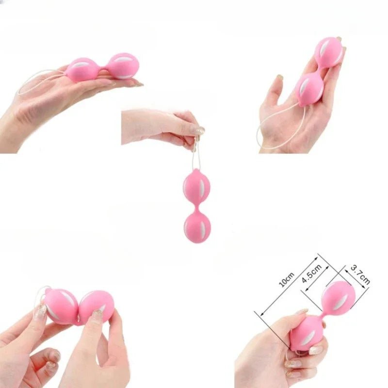 Size comparison of kegel exercise device