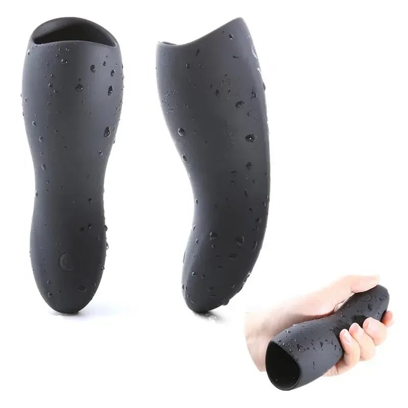 Side profile of mature pleasure devices artificial intimacy egg toys real pleasure showing shape and proportions