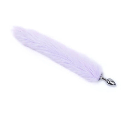 Assorted fox tail colours displayed together