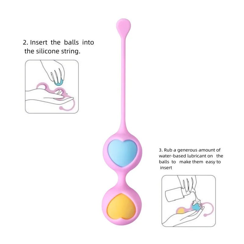 Colour and material options for kegel trainer