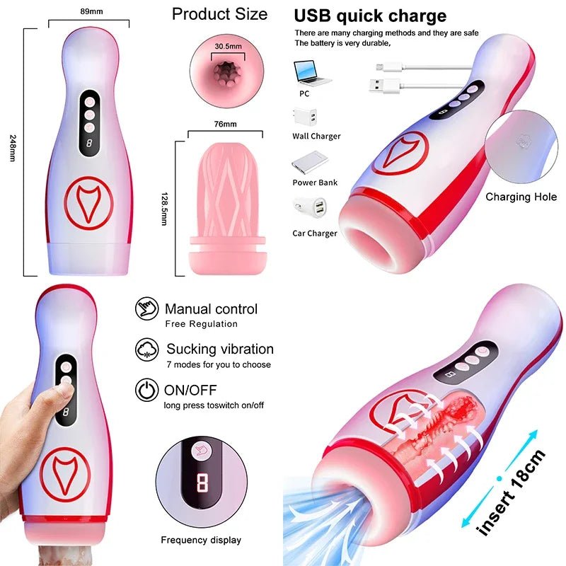 Overhead flat-lay of adult plug