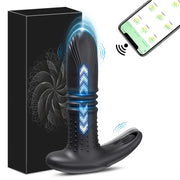 APP-Controlled Prostate Massager – Thrusting Anal Vibrator – additional product view 6