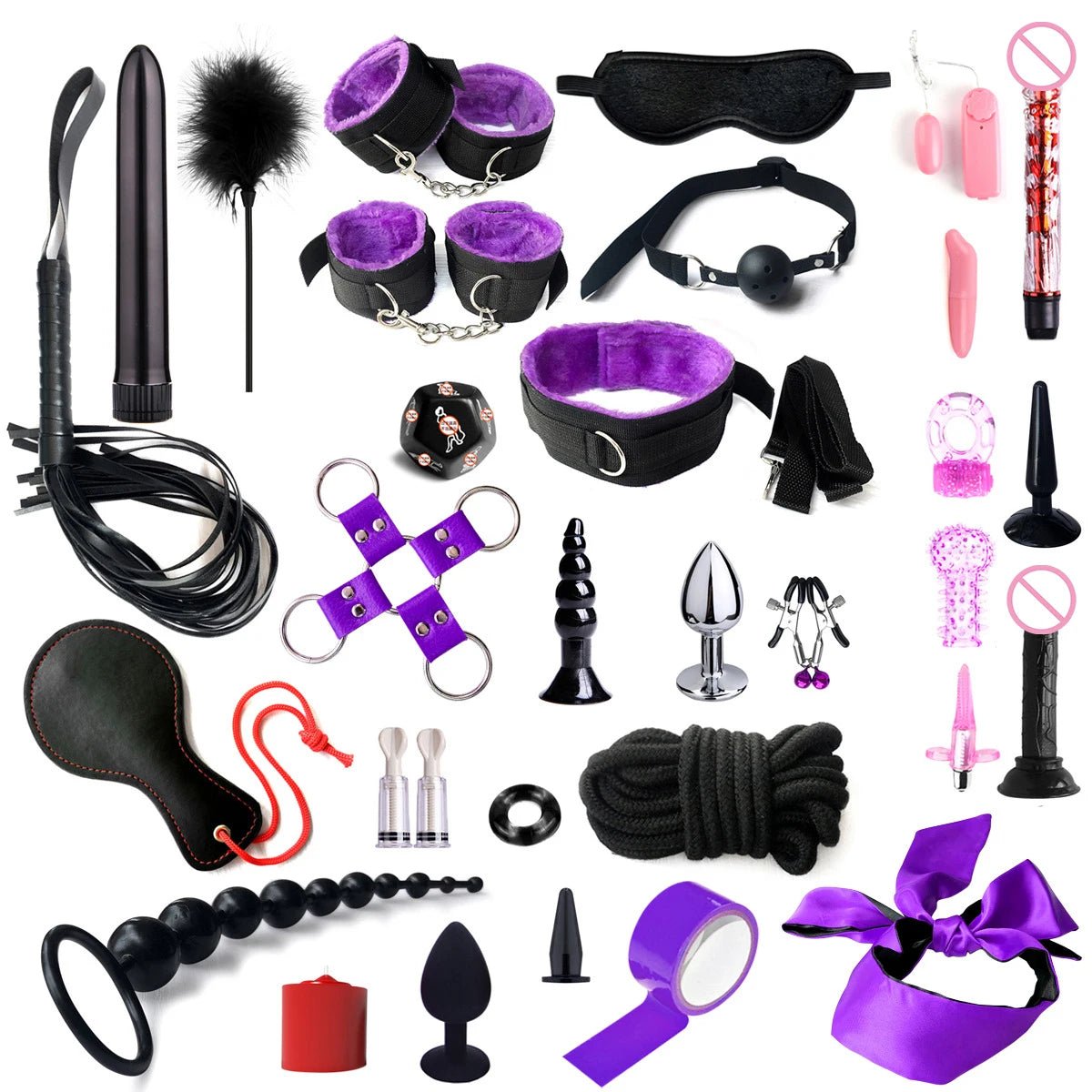 Bondage accessory   product overview on neutral background