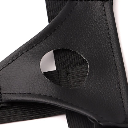 Leather Lingerie Set – closure detail