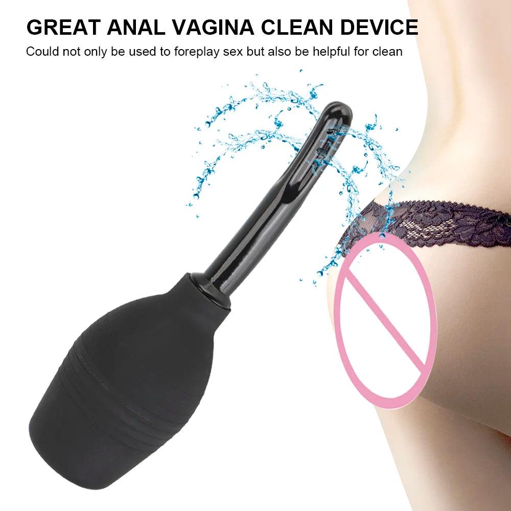 Nozzle or applicator detail on hygiene device