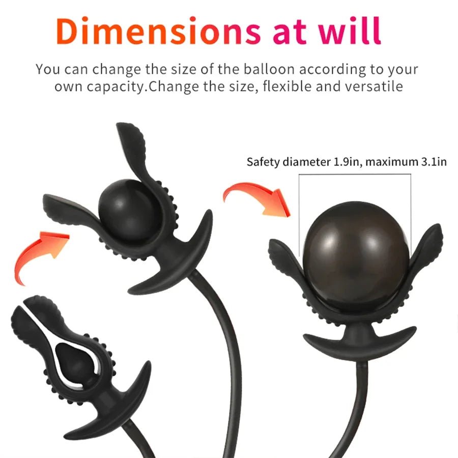 Size comparison of adult plug with scale reference