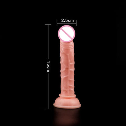 Measurement and dimensions of realistic skin feeling toys for women with suction cup