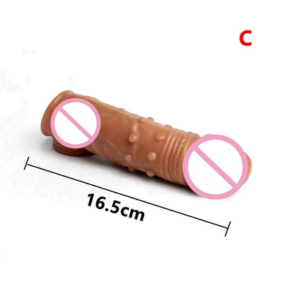 Vibrating attachment or ring on sleeve