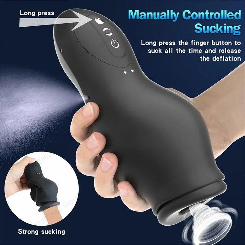 Side profile of male pleasure device