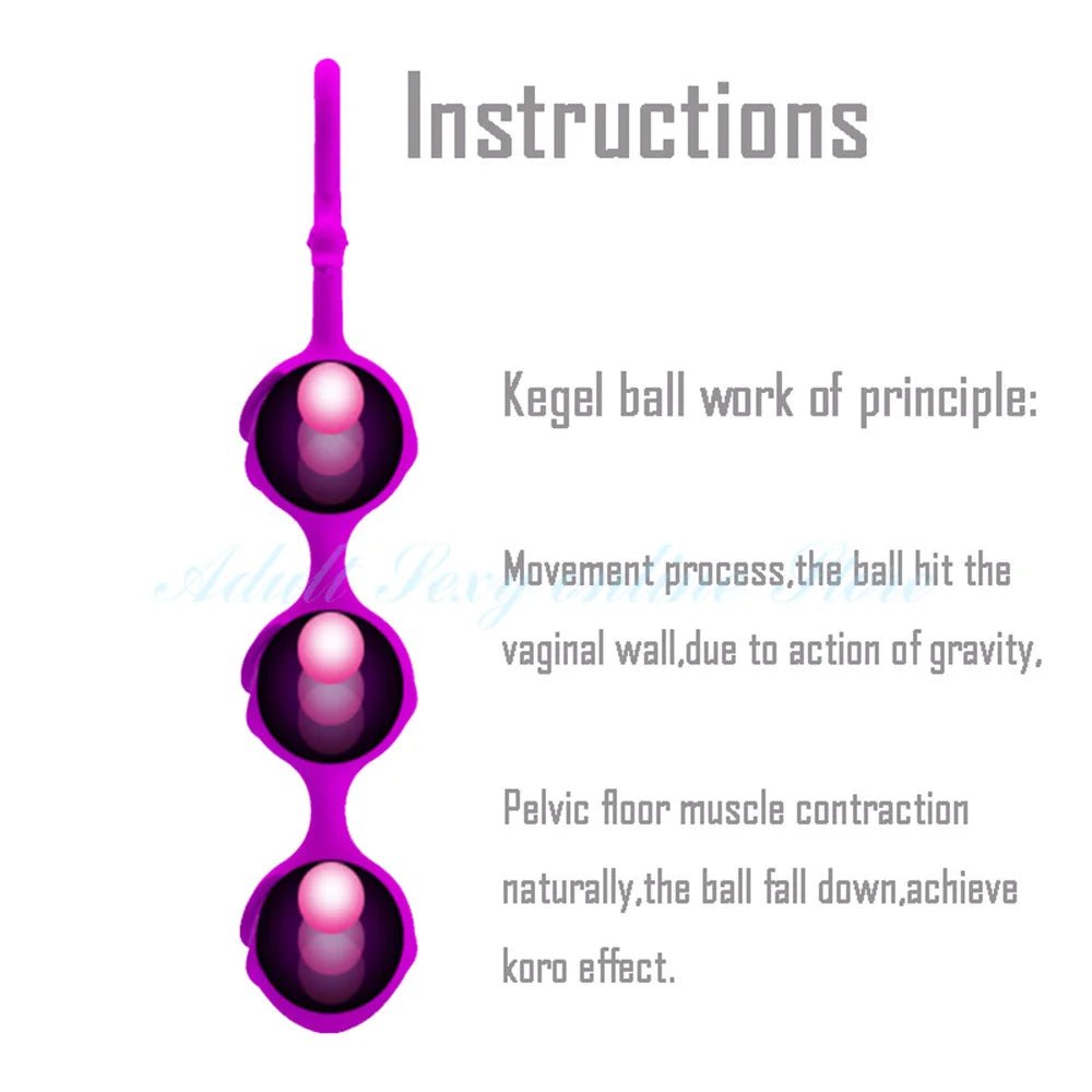 Size comparison of kegel exercise device