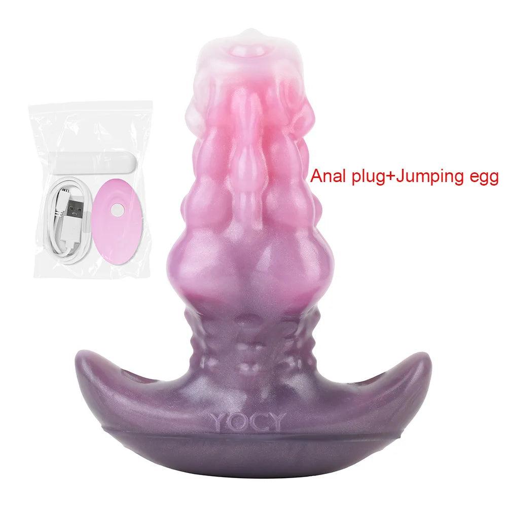 Lifestyle or context shot of licker silicone monster toy for adventurous pleasure fun