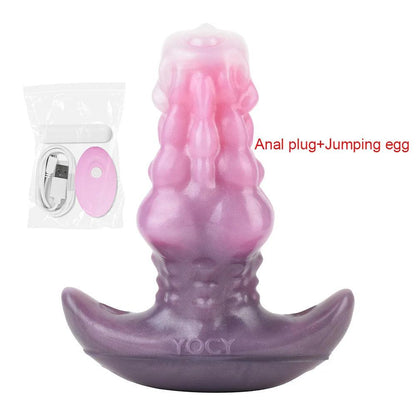 Lifestyle or context shot of licker silicone monster toy for adventurous pleasure fun