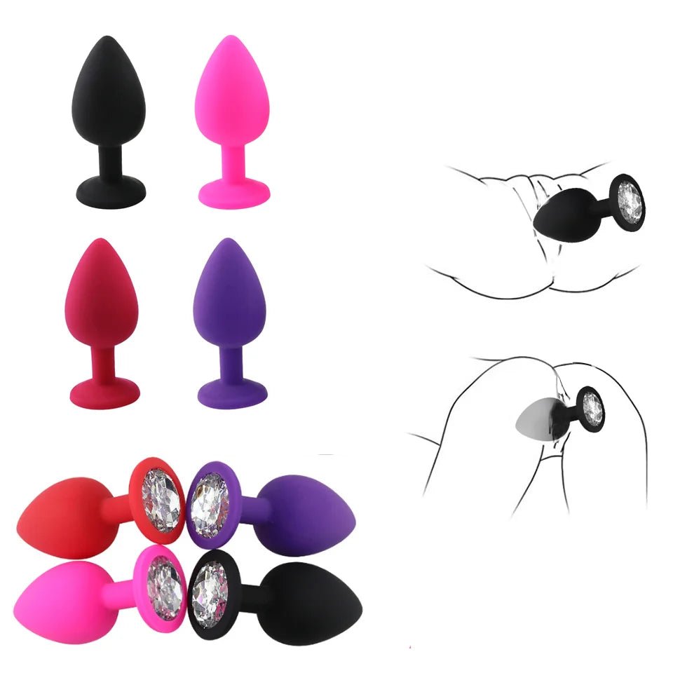 Side profile of soft silicone plug