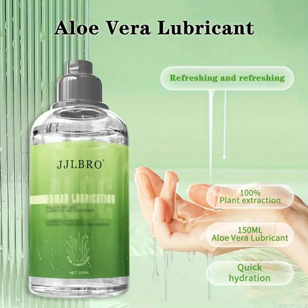 Rear label showing ingredients and instructions