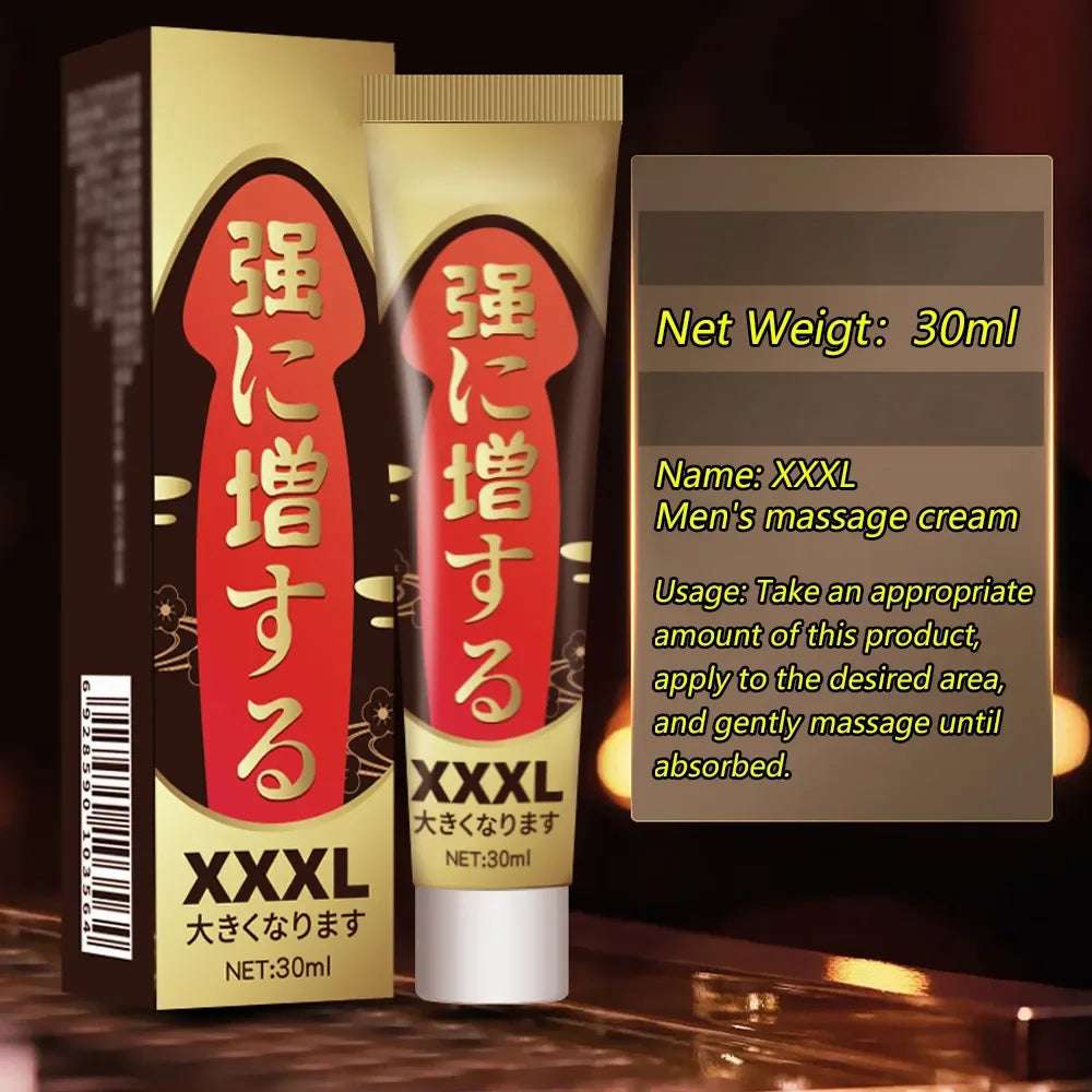 30ml Sex Lube intimate Enlargement Sexual Cream Sex Oil Delay Male Lubricant External Use Fast Effective Grow Bigger adult products