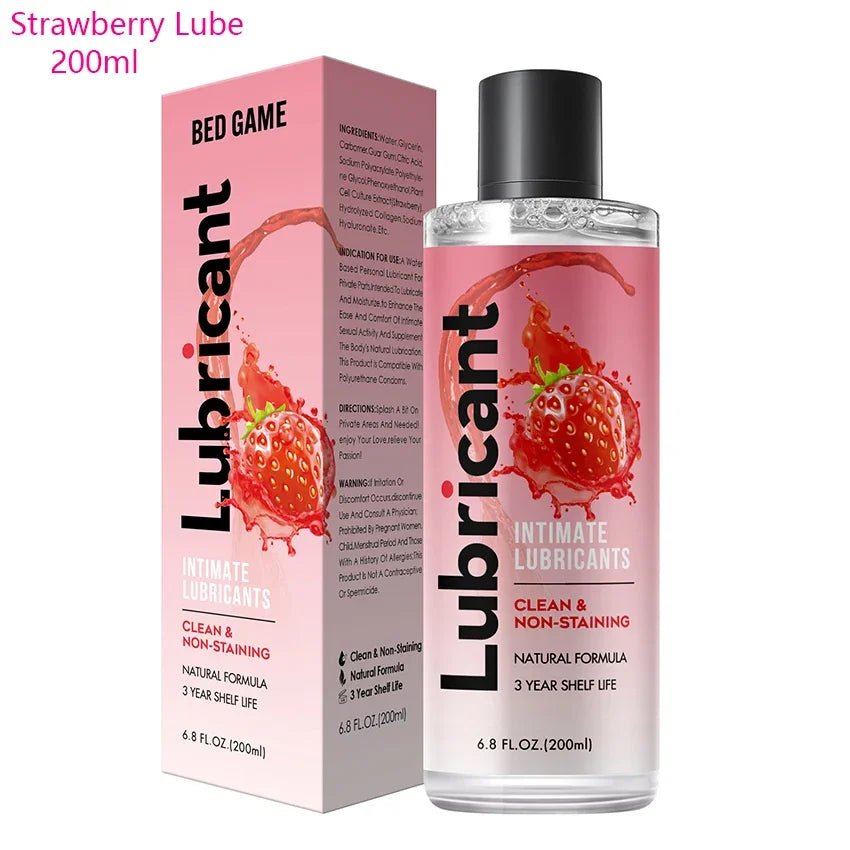 Flavour or scent variants of lubricant